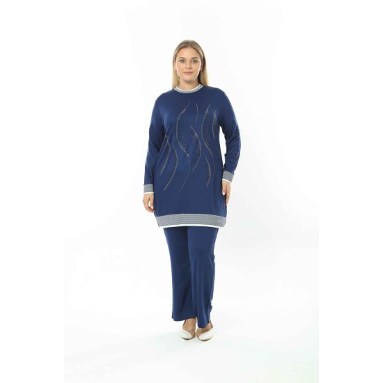 212407 TOPTAN RENKLİ PANTOLON TAKIM