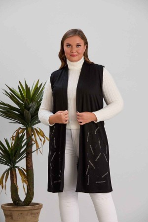 212434 TOPTAN SİYAH YELEK