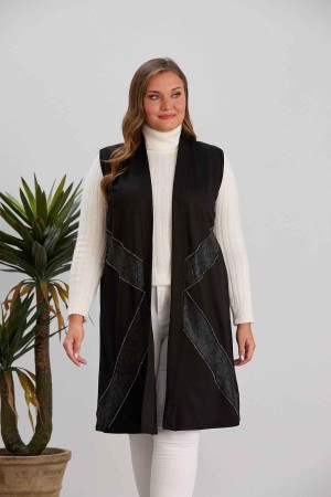 212437 black WAISTCOAT