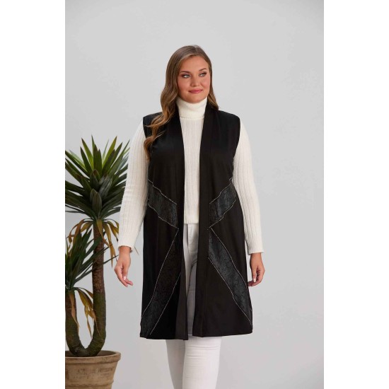 212437 black WAISTCOAT