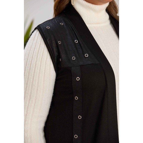 212439 black WAISTCOAT