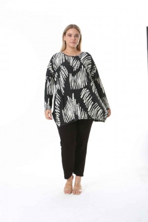 212451 TOPTAN DESENLİ BLUZ