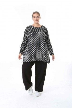 212453 TOPTAN DESENLİ BLUZ