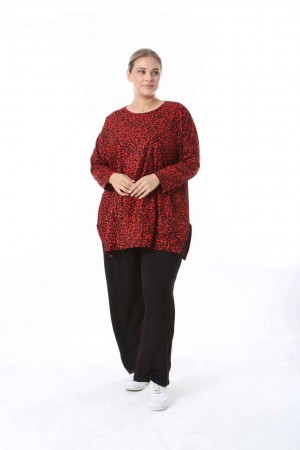 212454 TOPTAN DESENLİ BLUZ