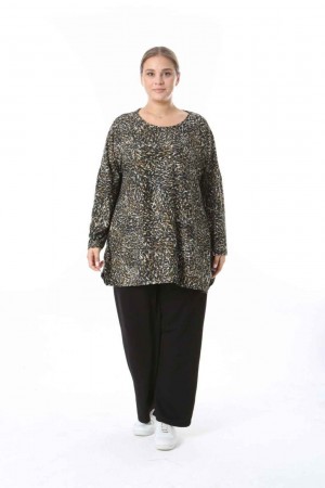 212457 TOPTAN DESENLİ BLUZ