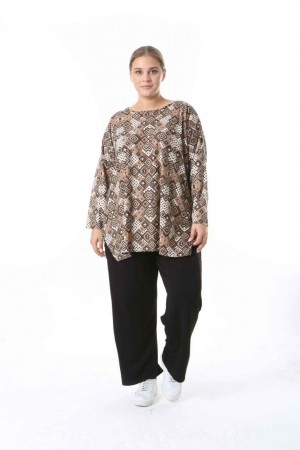 212459 TOPTAN DESENLİ BLUZ