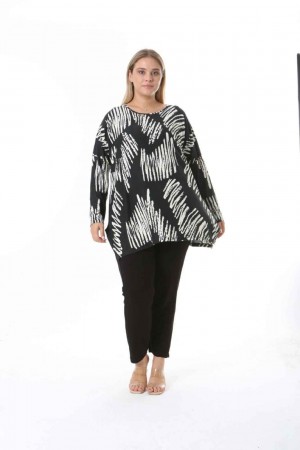 212471 TOPTAN DESENLİ BLUZ