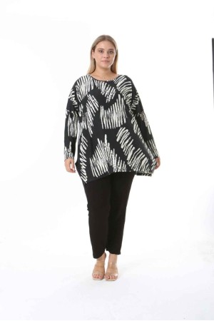 212471 TOPTAN DESENLİ BLUZ