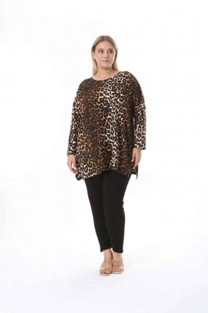 212474 TOPTAN DESENLİ BLUZ