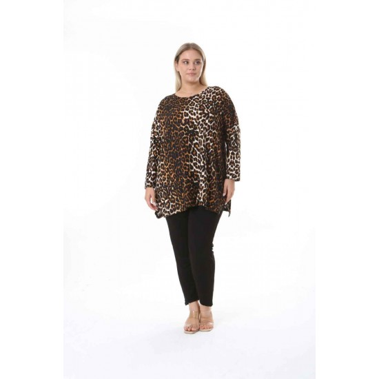 212474 TOPTAN DESENLİ BLUZ