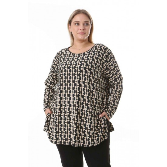 212477 patterned BLOUSE