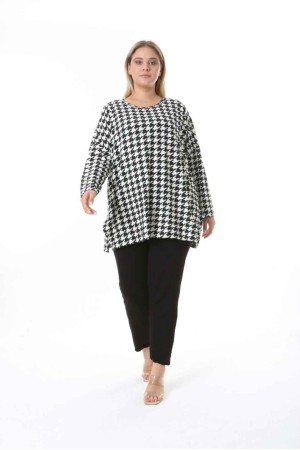 212478 TOPTAN DESENLİ BLUZ