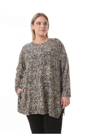 212483 TOPTAN DESENLİ BLUZ