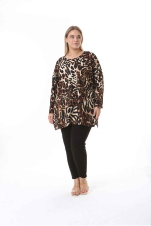 212484 TOPTAN DESENLİ BLUZ