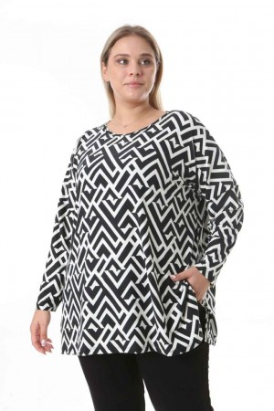 212485 patterned BLOUSE