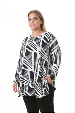 212491 TOPTAN DESENLİ BLUZ