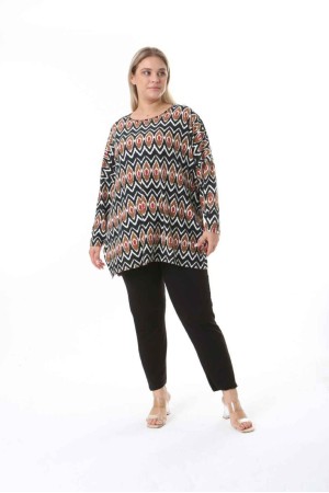 212495 TOPTAN DESENLİ BLUZ