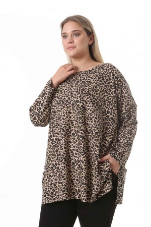 212497 TOPTAN DESENLİ BLUZ