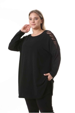 212529 TOPTAN SİYAH BLUZ