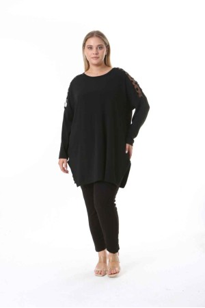 212531 TOPTAN SİYAH BLUZ