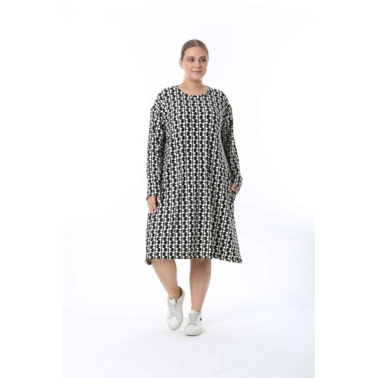 212533 patterned DRESS