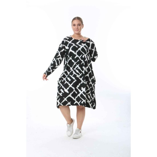 212534 patterned DRESS