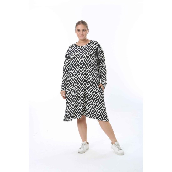 212535 patterned DRESS