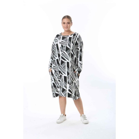 212537 patterned DRESS