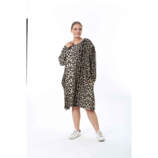 212539 patterned DRESS