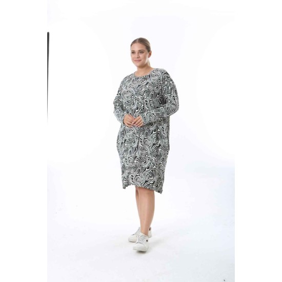 212541 patterned DRESS