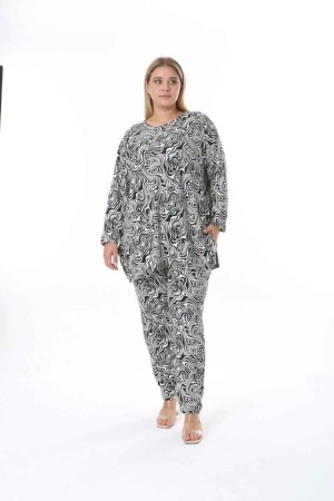 212543 TOPTAN DESENLİ PANTOLON TAKIM