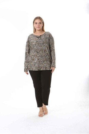 212546 TOPTAN DESENLİ BLUZ