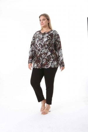 212548 TOPTAN DESENLİ BLUZ