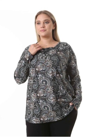 212550 TOPTAN DESENLİ BLUZ