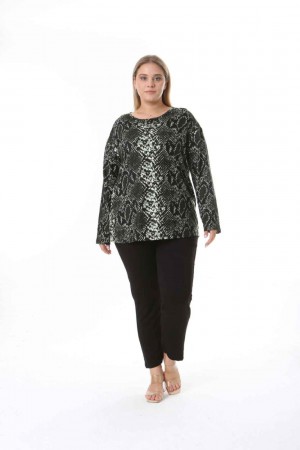 212551 TOPTAN DESENLİ BLUZ