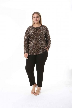 212554 TOPTAN DESENLİ BLUZ