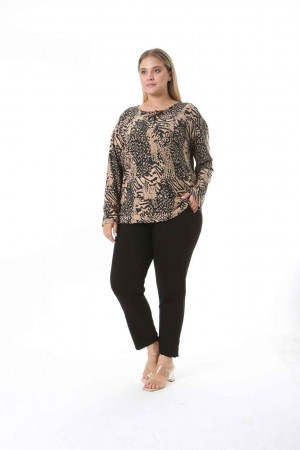 212556 TOPTAN DESENLİ BLUZ