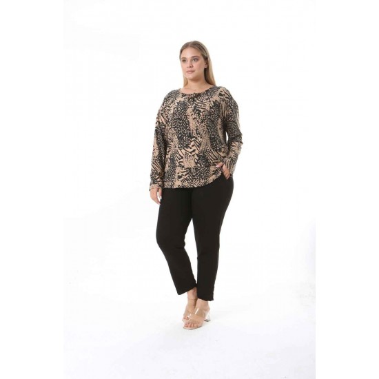 212556 TOPTAN DESENLİ BLUZ