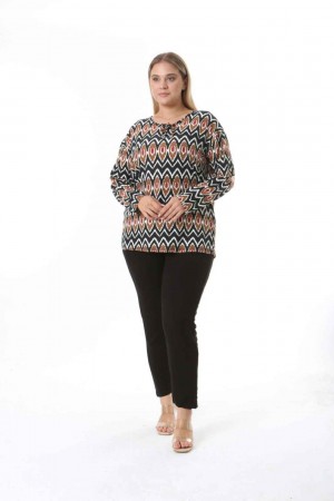 212557 TOPTAN DESENLİ BLUZ