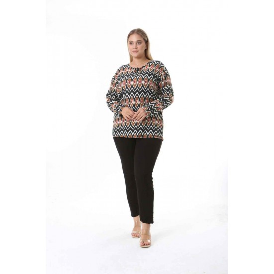 212557 TOPTAN DESENLİ BLUZ