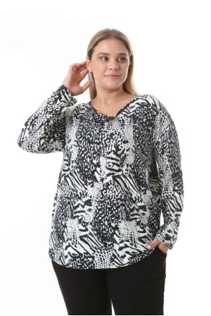 212562 TOPTAN DESENLİ BLUZ