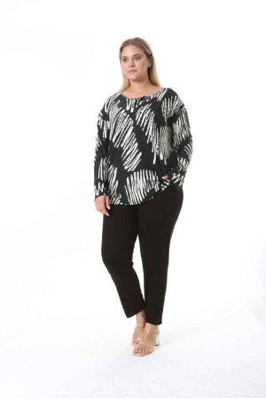 212568 TOPTAN DESENLİ BLUZ