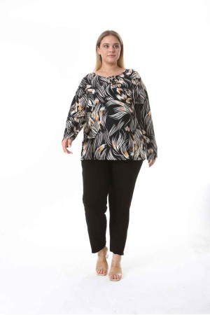 212569 TOPTAN DESENLİ BLUZ