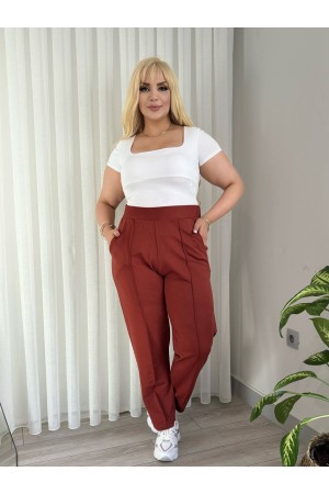 212579 TOPTAN KİREMİT PANTOLON