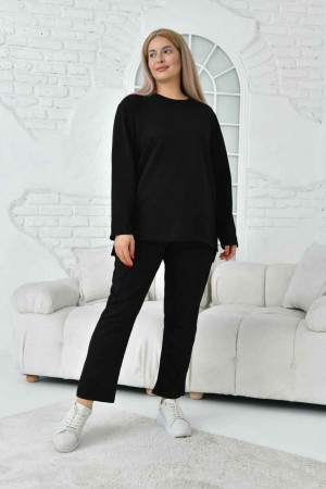 212586 TOPTAN SİYAH EŞOFMAN TAKIM