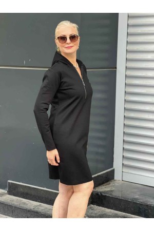 212618 TOPTAN SİYAH ELBİSE