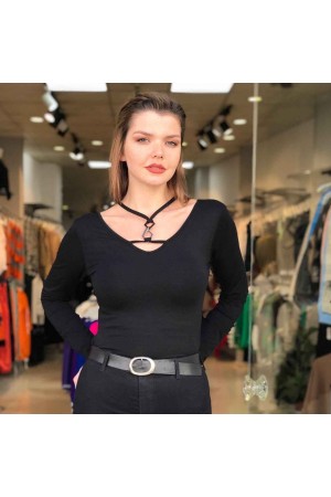 212630 TOPTAN SİYAH BLUZ