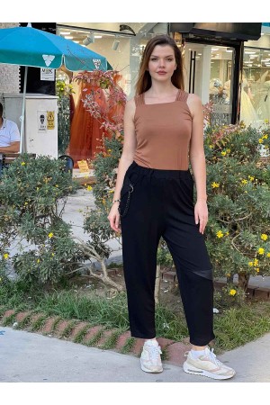 212640 TOPTAN SİYAH PANTOLON