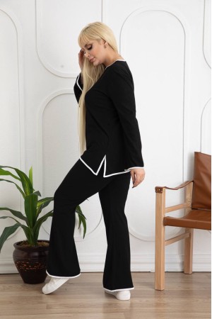 212644 TOPTAN SİYAH PANTOLON TAKIM