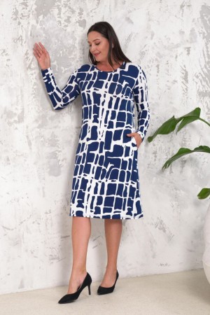 212659 patterned DRESS